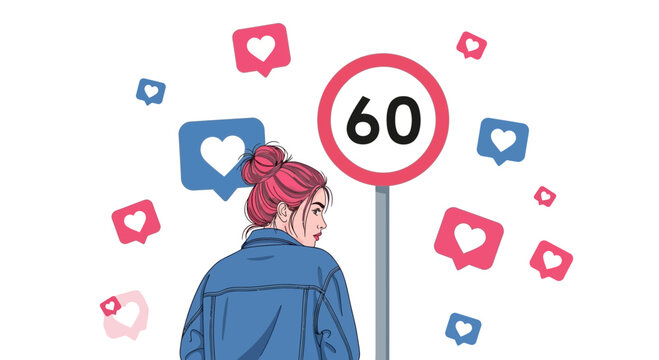 Social Media Limits Exceeding Sixty Years Old Modern Lifestyle