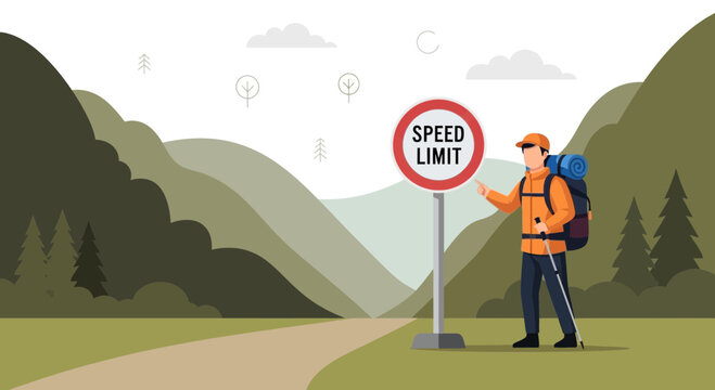 Speed Limit Considerations On Scenic Mountain Trails For Responsible Hiker