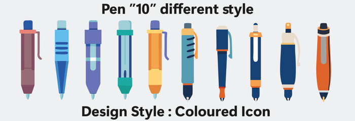Pen Coloured Icon 2 Art Style