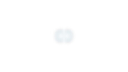 A blurred, abstract, circular shape with a light blue hue on a transparent background, isolated on transparent background