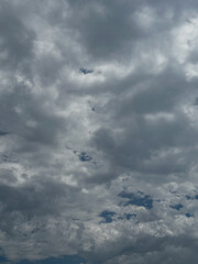 dark clouds in the sky