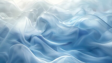 Obraz premium Turquoise, blue and green background texture, wavy silky pattern with different shades of light natural colors