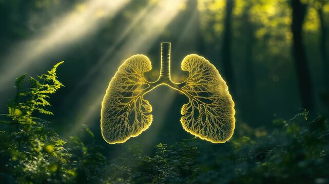 Respiratory care message: health figure, infection barrier, lung example, medical signal, global reach, air path, wellness icon, education push, disease scope, prevention route, diagnosis tool