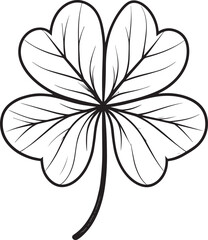 Black Shamrock Leaf Silhouette | St. Patrick's Day Vector Art