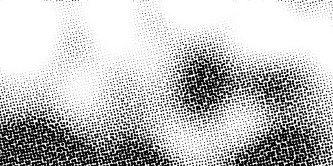 Distressed overlay Vector grunge halftone background. Halftone dots vector texture.