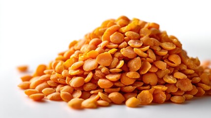 Natural Lentil Soup Ingredients and Preparation Steps Kitchen Food Photography Clean Background Close-Up Culinary Art