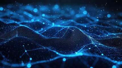 Digital network illustration