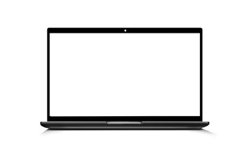 Laptop Mockup with Transparent Screen
