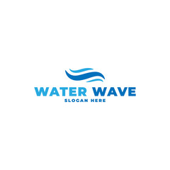 Water Wave Icon - Isolated On White Background. Vector Illustration, Graphic Design. For Web, Websites, Print Material