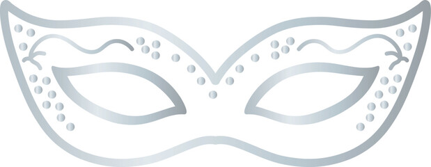 Silver Masquerade Mask