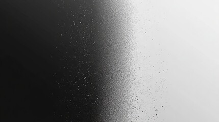 Gray white black grainy gradient noise texture background monochromatic wide banner header poster design