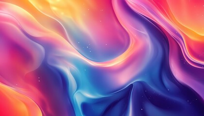 Fototapeta premium Modern Template With Abstract Liquid Design For Landing Pages, Ad Web, Social Media, Website Covers, Headers, And Posts. Gradient Mesh And Fluid Blend. Noisy Blur Effect.