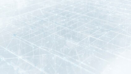 Abstract digital network connection structure on white background with a modern and futuristic design, isolated on white background