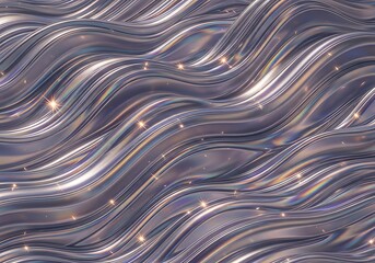 Obraz premium Experience the magic of shimmering waves perfect for modern backgrounds and elegant designs, full frame