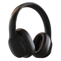 Obraz na płótnie Canvas Modern wireless headphones, isolated on transparent background