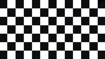 Fototapeta premium Black and White Chessboard Pattern Classic Checkered Design for Versatile Backgrounds and Graphic Projects Endless Repeating Texture