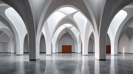 Fototapeta premium Column arch , podium architecture building