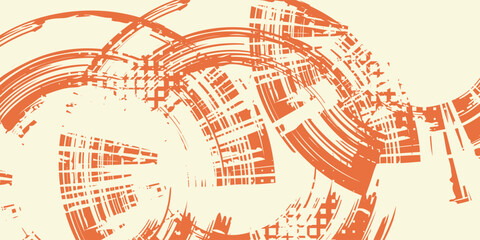 Grainy blue spiral and curly brush stroke with spray texture. Vector grunge texture with brush drawn squiggles. eps 10