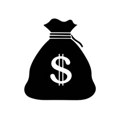 Detailed illustration of a classic glass perfume bottle with a black cap and atomizer isolated on transparent background