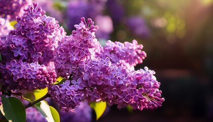 Fototapeta premium purple lilac flowers