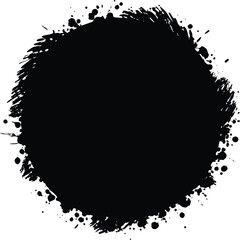 Mega bundle of different ink brush strokes:rectangle,square and round freehand drawings.Ink splatters,grungy painted lines,artistic design elements:waves,circles,triangles.Vector paintbrush set.