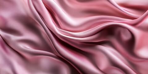 Obraz premium Modern silk folds in dusty rose tones with natural soft highlights