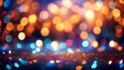 vibrant bokeh lights abstract background photography colorful atmosphere close up visual art for creative projects
