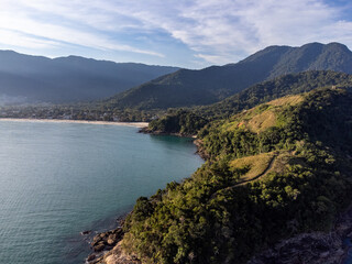 Amazing northern coast of São Paulo