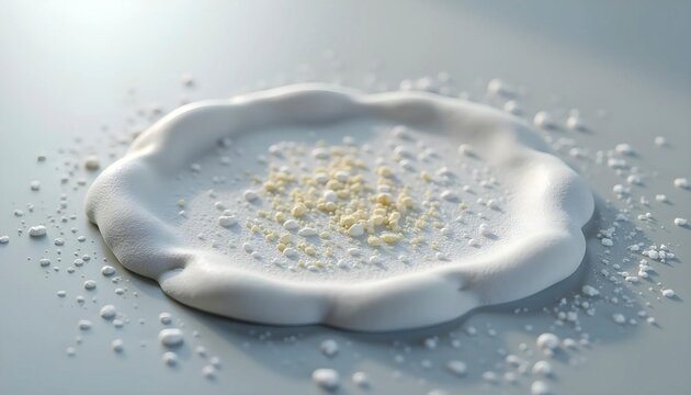 Gray Silicone Surface with Dust Particles