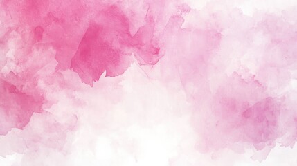 Fototapeta premium Pink watercolor background