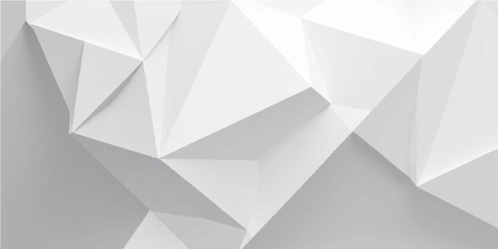 Abstract vector background of geometric origami paper with a polygon triangle pattern design