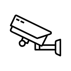 CCTV Camera Icon for Security, Surveillance, and Monitoring Design