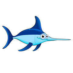 PNG blue shark vector illustration