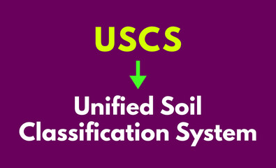 USCS Meaning, Unified Soil Classification System