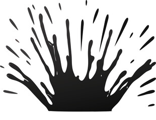 Ink Splash Blot Splatter Stain Abstract Graphic Element Design Decoration Grunge Texture Background Backdrop