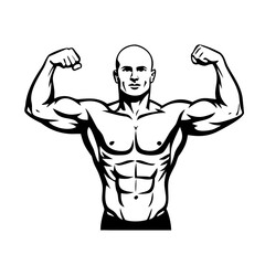 Fototapeta premium vector illustration of a hand holding an apple