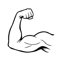 vector illustration of a hand holding an apple