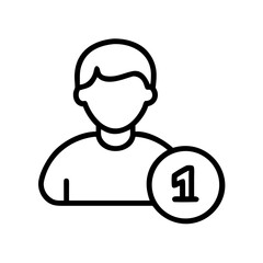 Follower Social Media User Network Connection Online Icon