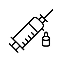 Vaccine Injection Immunization Health Medicine Protection Wellness Icon