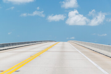 Fototapeta premium Highway stretching into the sky