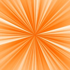 Obraz premium Radiant orange burst