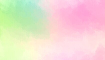 A soft, pastel-hued background featuring a gradient of pale pinks, greens, and yellows, evokes a dreamy and ethereal mood.