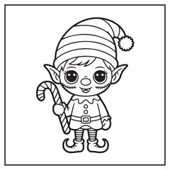 Creepy Kawaii Christmas Coloring Pages