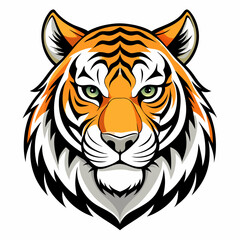 tiger head vector