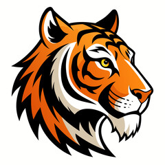 tiger head vector