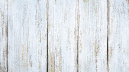 Obraz premium White distressed wood shows rustic texture; its surface is ideal as a background for product staging or social media content.