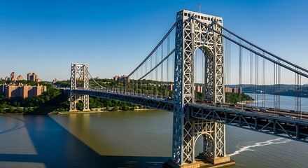 George Washington Bridge - Iconic New York City Landmark.