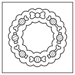 Creepy Kawaii Christmas Coloring Pages