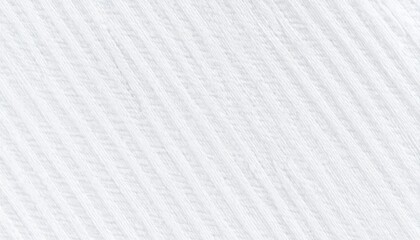 Obraz premium A close-up view of a white fabric texture with diagonal threads, showcasing a subtle, almost imperceptible weave pattern.