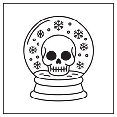Creepy Kawaii Christmas Coloring Pages